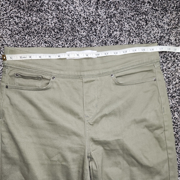 Levi Strauss Gold Label Women's Totally Shaping Pull-on Skinny Jeans Green Sz 31 - Picture 6 of 12